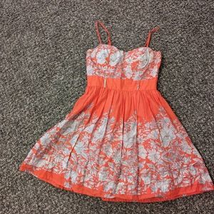 Coral dress